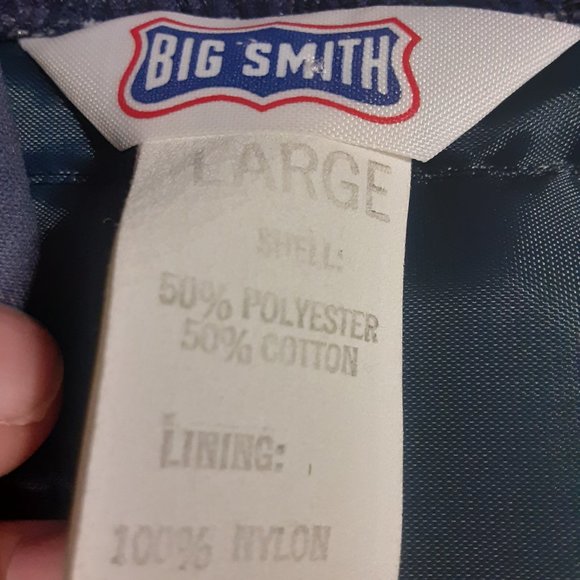 Vintage Big Smith Men's Made in USA Full Zip Vest Size L - Picture 4 of 8